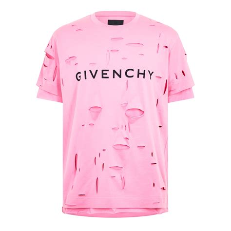 givenchy man shirt|givenchy distressed t shirt.